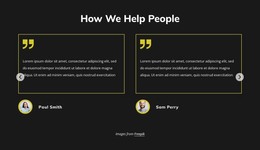 Testimonials From Clients - HTML And CSS Template