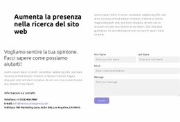 Crescita Organica Del Traffico - Modello Di Sito Web Gratuito