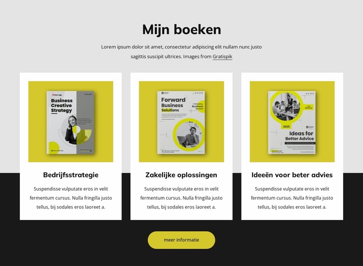 Mijn boeken Joomla-sjabloon