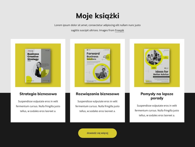 Moje książki Szablon CSS