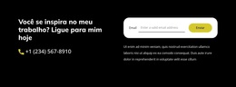 Formulário De Inscrição E Contatos