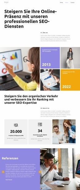 Kreativster Website-Builder Für Online-Präsenz Fördern