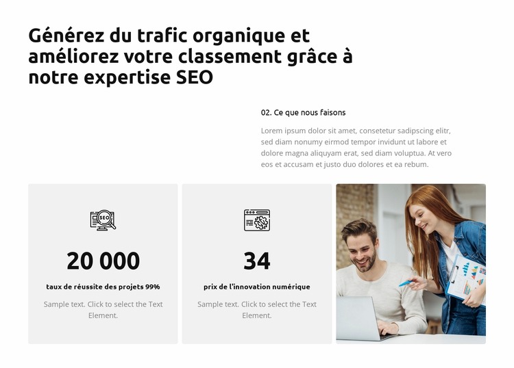 Solutions SEO efficaces Modèle Joomla