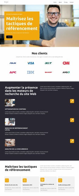 Libérez Le Potentiel Du Référencement - Modèles De Création De Pages Gratuits