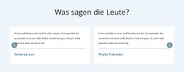 Was Die Leute Sagen HTML-CSS-Websitevorlage