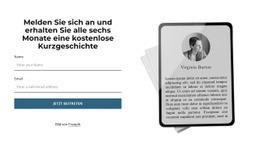 Premium-Landingpage Für Get Free Short Stories