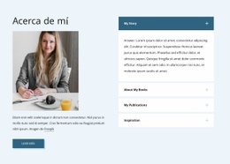 Creador De Sitios Web Multipropósito Para Sobre Mí Y Mis Publicaciones