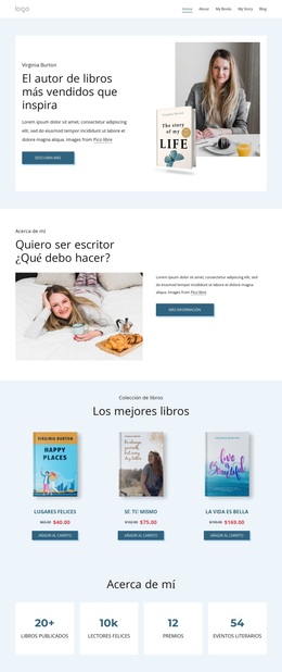 Tema Gratuito De WordPress Para Award-Winning Writer