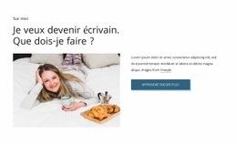 Écrivain Et Auteur - Créateur De Sites Web De Téléchargement Gratuit