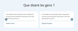 Modèle De Conception Gratuit Pour What People Say