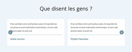 Ce Que Les Gens Disent – Modèle Joomla 2024