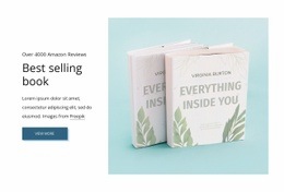 Homepage Design For Best Selling Book