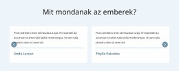 Amit Az Emberek Mondanak – Webhelytervezési Inspiráció