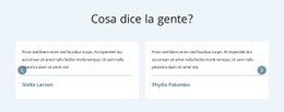 Cosa Dice La Gente: Modello HTML5 Di Facile Utilizzo