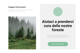 Tema WordPress Premium Per Prenditi Cura Della Foresta