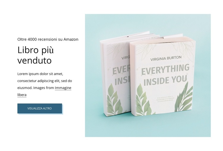 Libro più venduto Tema WordPress