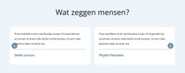 Gratis Ontwerpsjabloon Voor What People Say