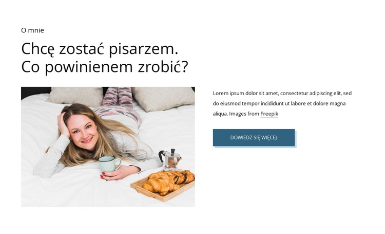 Pisarz i autor Motyw WordPress