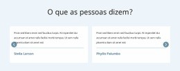 O Que As Pessoas Dizem - Tema Da Página