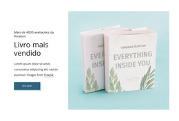 Livro Mais Vendido - Tema WordPress Multiuso Criativo