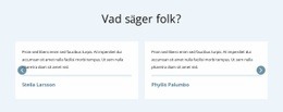 Vad Folk Säger HTML CSS-Webbplatsmall