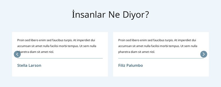 İnsanlar ne diyor? CSS Şablonu