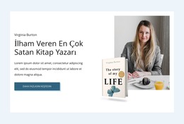 En Çok Satan Kitap Yazarı Için Web Tasarımı