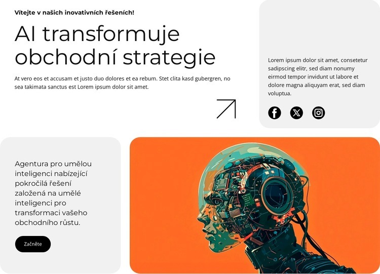AI agentura řešení Šablona