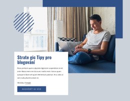 Strategické Tipy Pro Blogování – Bezplatná Šablona Webových Stránek