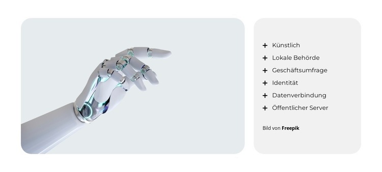 KI-gestützte Agenturen Landing Page