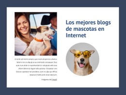 Impresionante Página De Destino Para Los Mejores Blogs De Mascotas