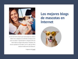 Los Mejores Blogs De Mascotas Sitio Web De Una Sola Página