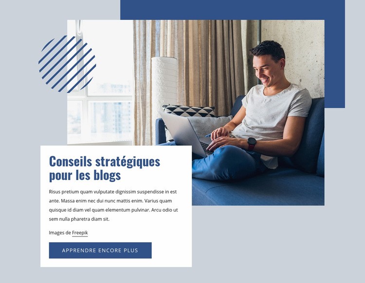 Conseils pour les blogs de stratégie Conception de site Web