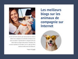 Les Meilleurs Blogs Pour Animaux De Compagnie Modèle Réactif Html5