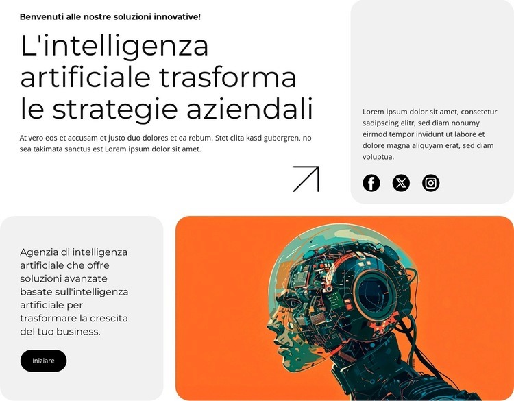 Soluzioni per agenzie di intelligenza artificiale Modello