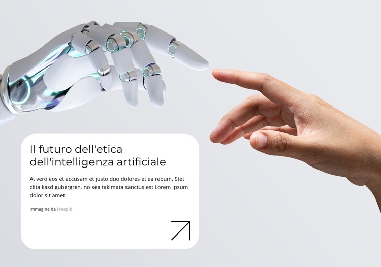 Servizi di agenzia intelligenti Modello di sito Web