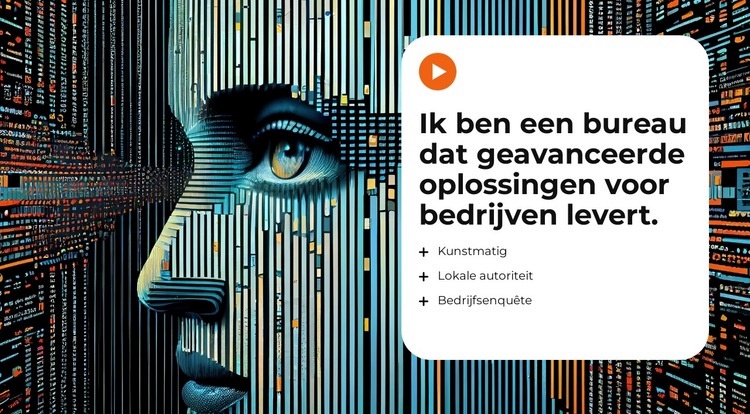 AI en creatieve industrieën Website ontwerp