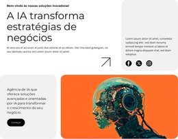 Soluções De Agência De IA - Modelo Gratuito