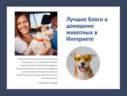 Лучшие Блоги О Домашних Животных Адаптивный Шаблон HTML5
