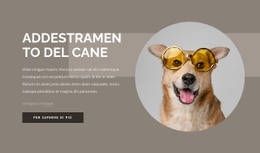 Progettazione Del Sito Web Per Suggerimenti Per L'Addestramento Del Cane