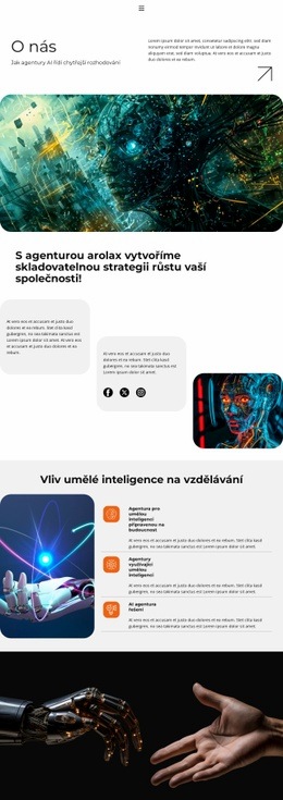 Uvolněná Řešení AI – Téma WordPress