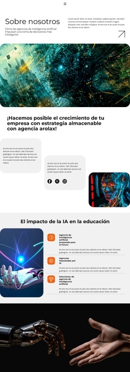 Soluciones De IA Al Alcance De Todos - Stunning HTML Page Builder