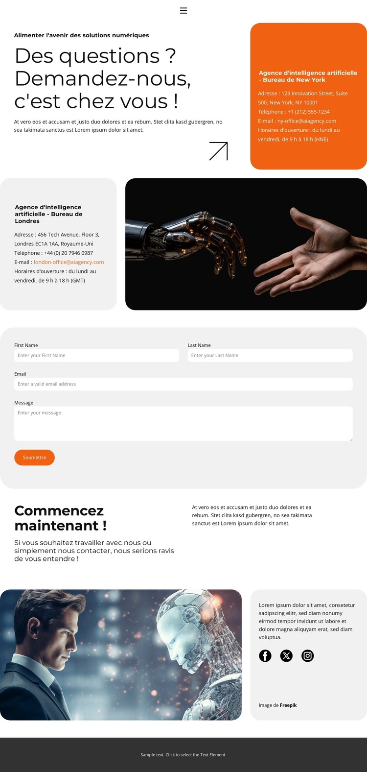 Favoriser une croissance intelligente Modèle de site Web