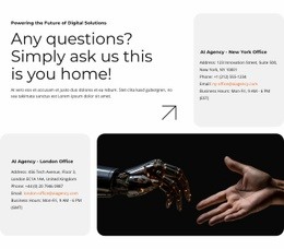 Smarter Business With AI - Professional Homepage Design