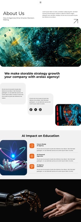 AI Solutions Unleashed - Html Code Example by Nicepage