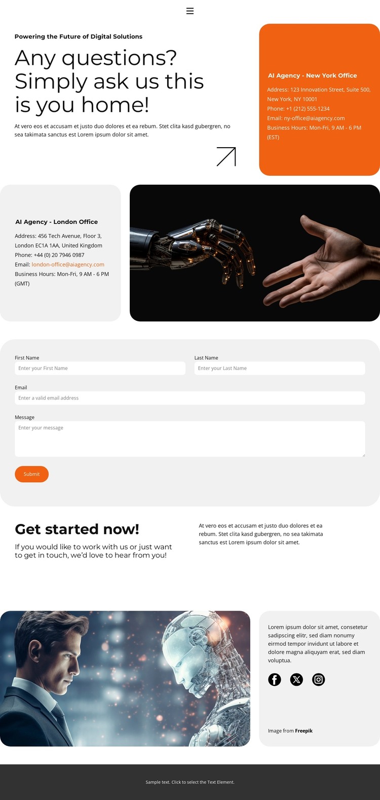 Powering Intelligent Growth HTML Template