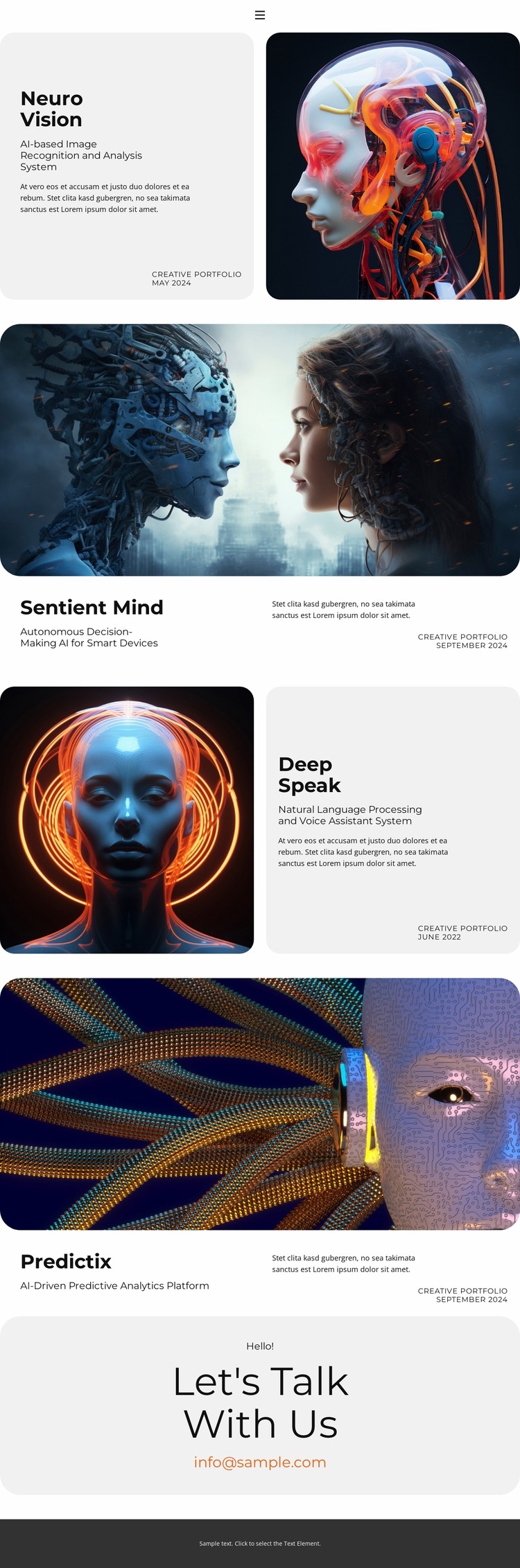 AI-Powered Digital Future Html Website Builder