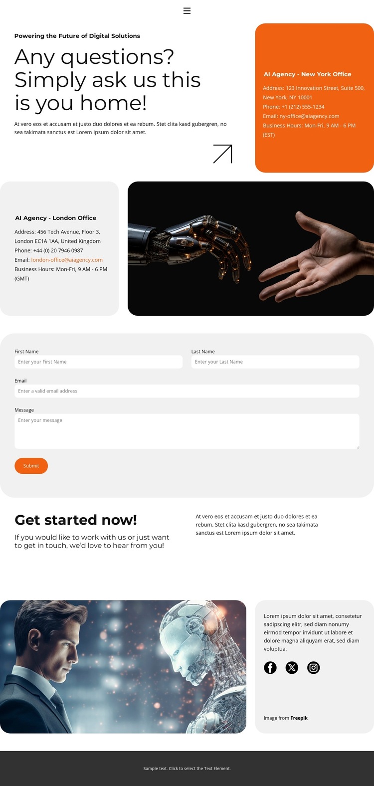 Powering Intelligent Growth HTML5 Template