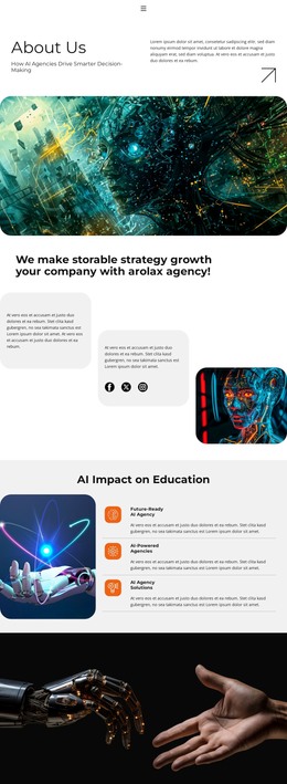 AI Solutions Unleashed - WordPress Theme by Nicepage