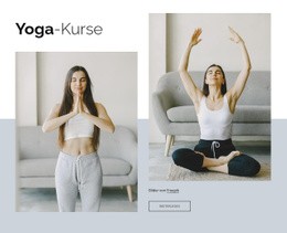 Kostenloses Webdesign Für Yogakurse Online